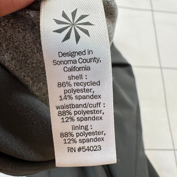 Athleta Pants Womens 4 Petite Gray Lined Soho Jogger Travel Minimalist Tapered - Picture 5 of 11